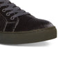 Tênis de cano baixo Steve Madden Yali Velvet masculino, cinza, tamanho 9,5