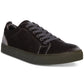 Tênis de cano baixo Steve Madden Yali Velvet masculino, cinza, tamanho 9,5
