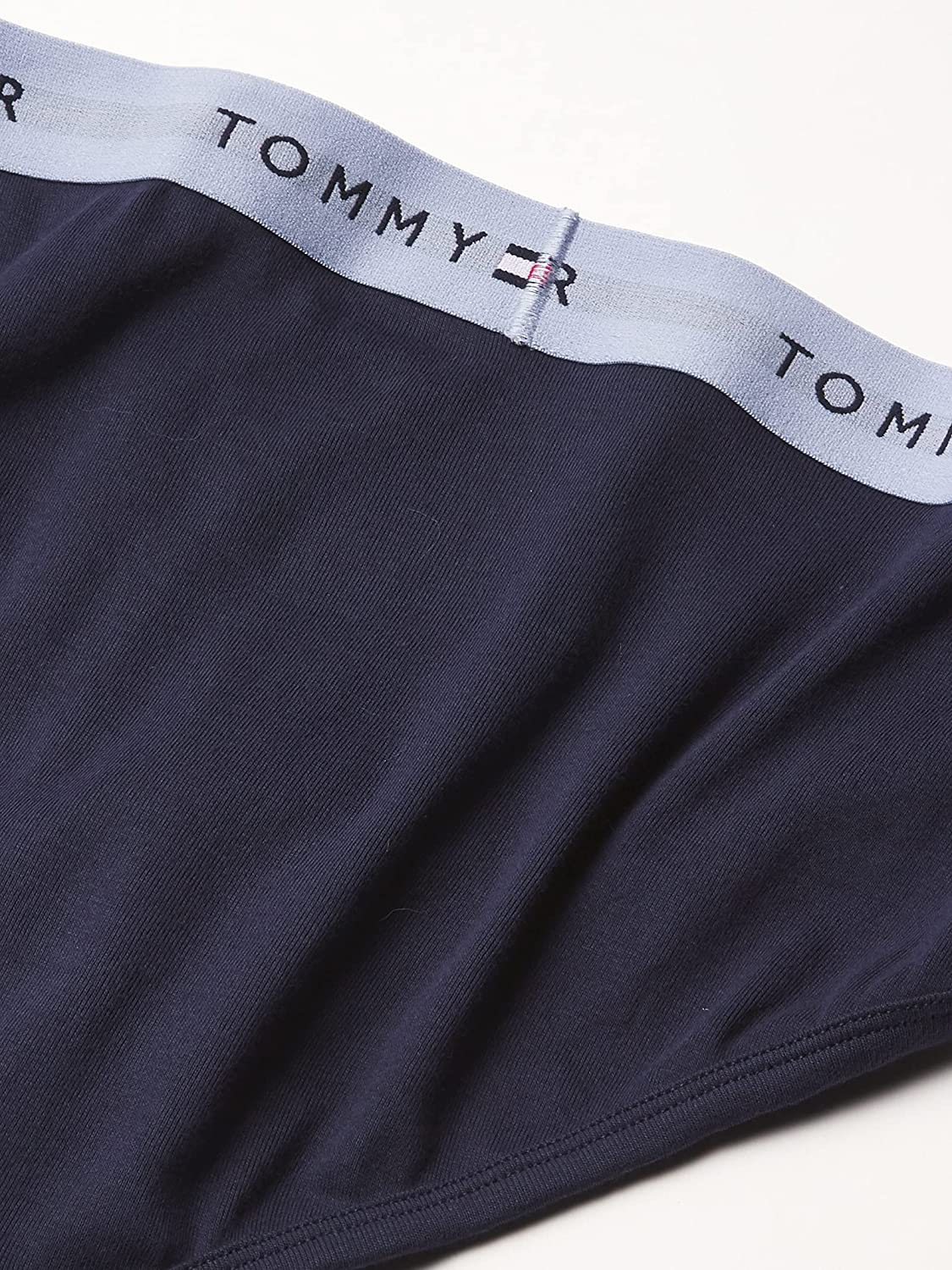 Cuecas Tommy Hilfiger Classic Cotton Masculinas, Pacote com 6, Azul, Tamanho X-G