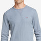 Camisa térmica masculina Tommy Hilfiger manga comprida cinza tamanho médio