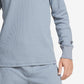 Camisa térmica masculina Tommy Hilfiger manga comprida cinza tamanho médio