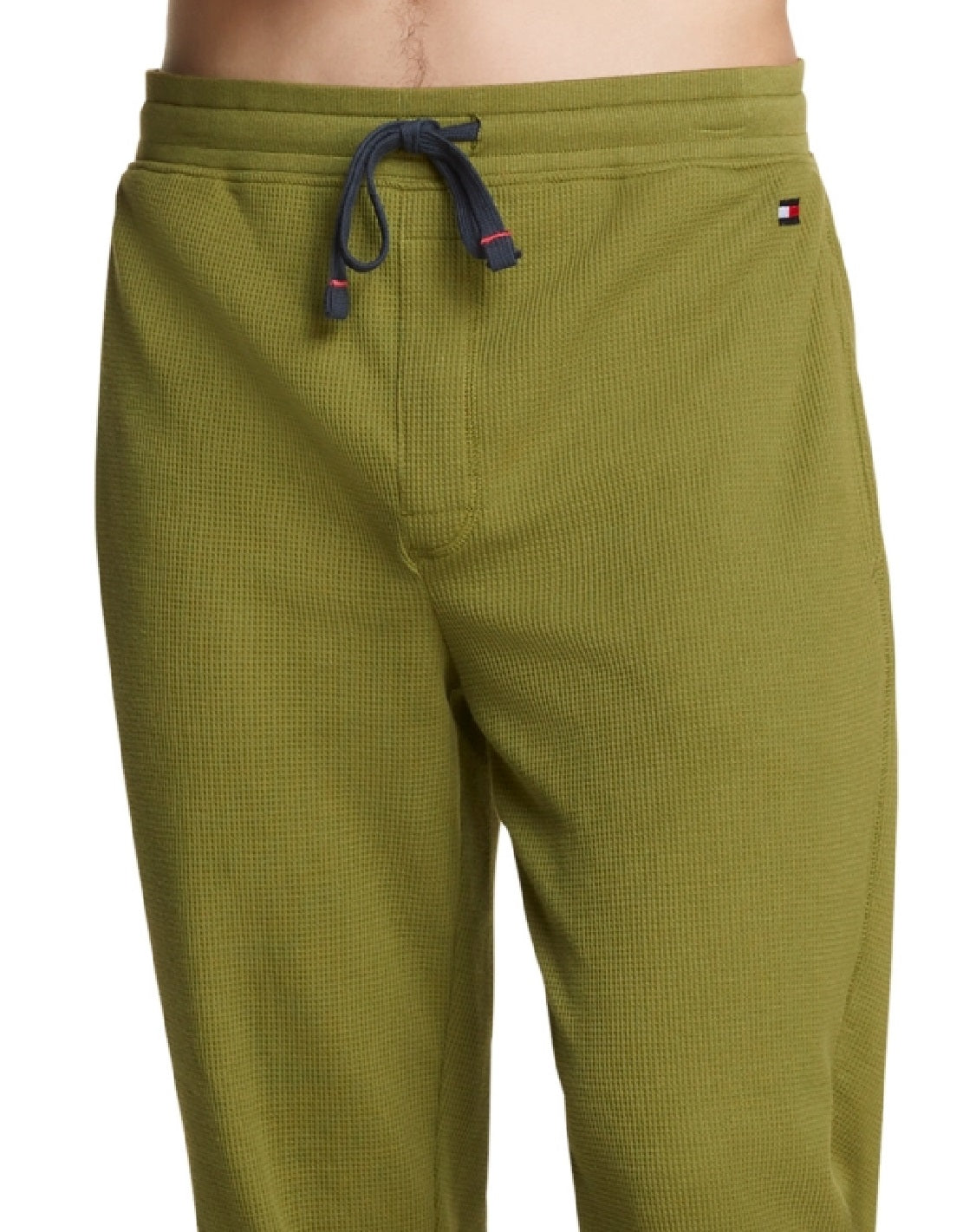 Calça de moletom térmica masculina Tommy Hilfiger, verde, tamanho XX-G
