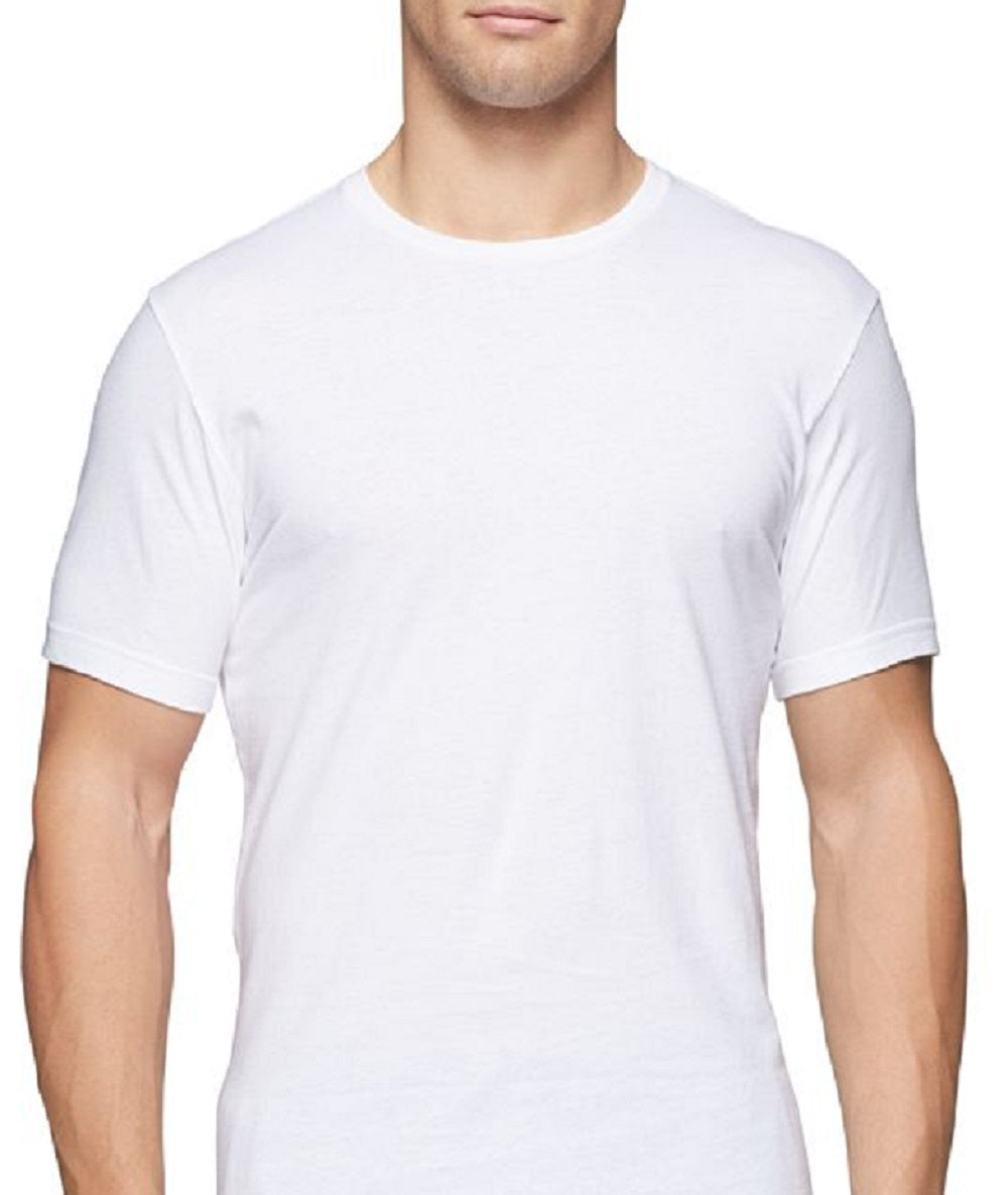 Tommy Hilfiger Camiseta Masculina Classic Cotton, Pacote com 3, Branca, Tamanho Médio
