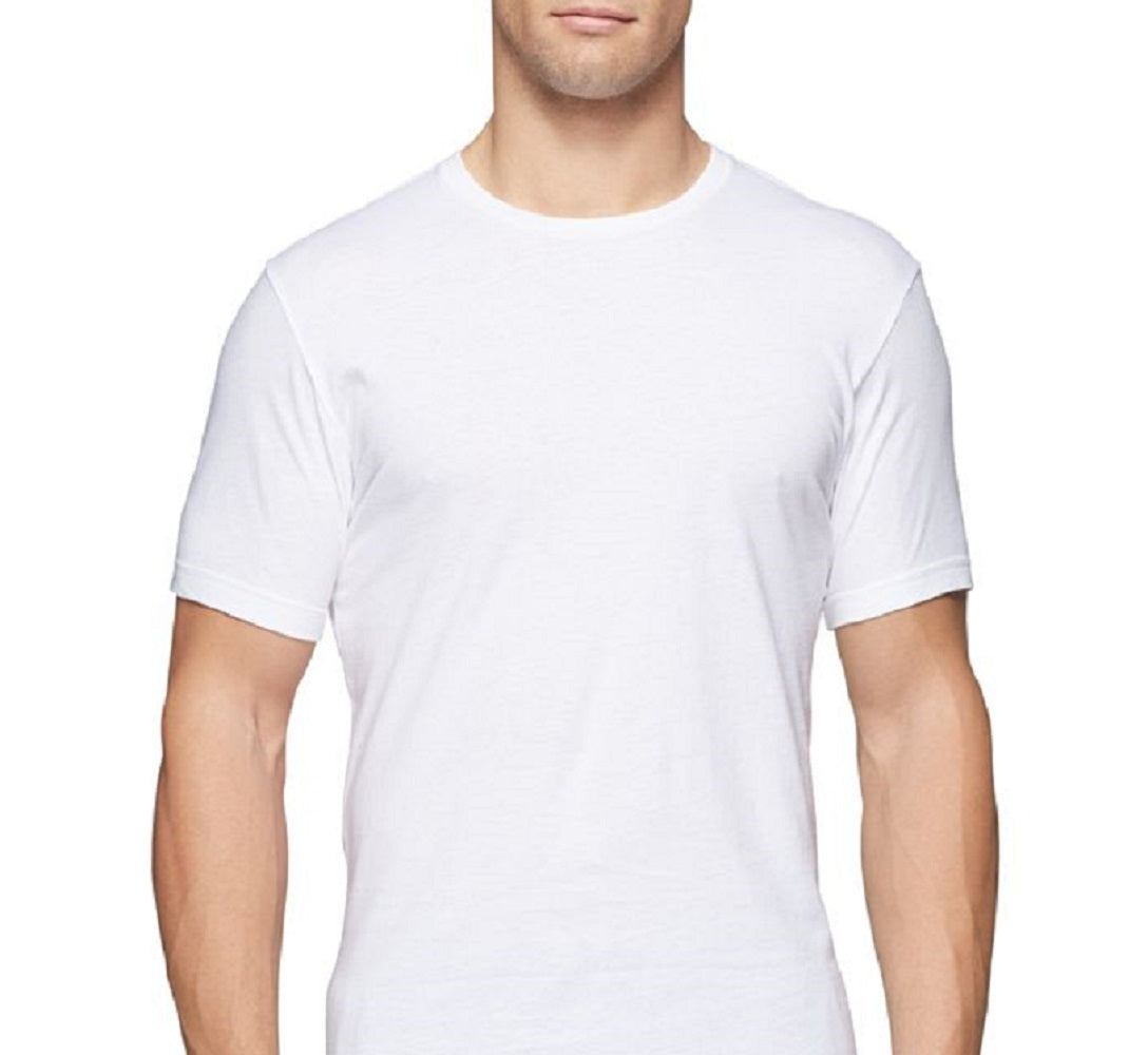 Tommy Hilfiger Camiseta Masculina Classic Cotton, Pacote com 3, Branca, Tamanho Grande