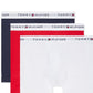 Cuecas boxer masculinas Tommy Hilfiger Classic Cotton, pacote com 3, tamanho X-G, vermelhas