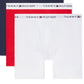 Cuecas boxer masculinas Tommy Hilfiger Classic Cotton, pacote com 3, tamanho X-G, vermelhas