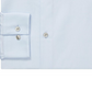 Camisa social Calvin Klein Slim Fit Masculina Antirrugas Espinha de Peixe Azul Tamanho 16X34X35