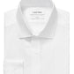 Camisa social Calvin Klein masculina Steel Slim Fit sem vincos e sem espinha de peixe, branca, tamanho 15,5 x 32 x 33