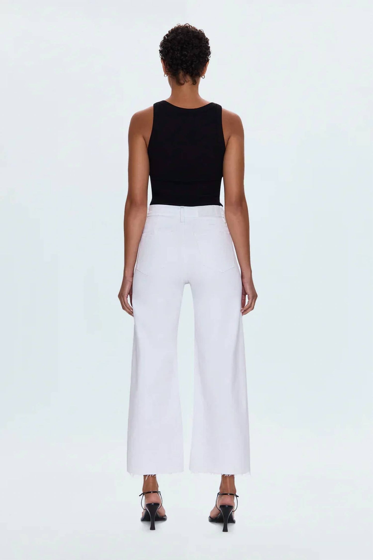 Pistola - Penny Crop High Rise Wide Leg Jeans