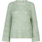 Esqualo - Crochet V-neck Sweater