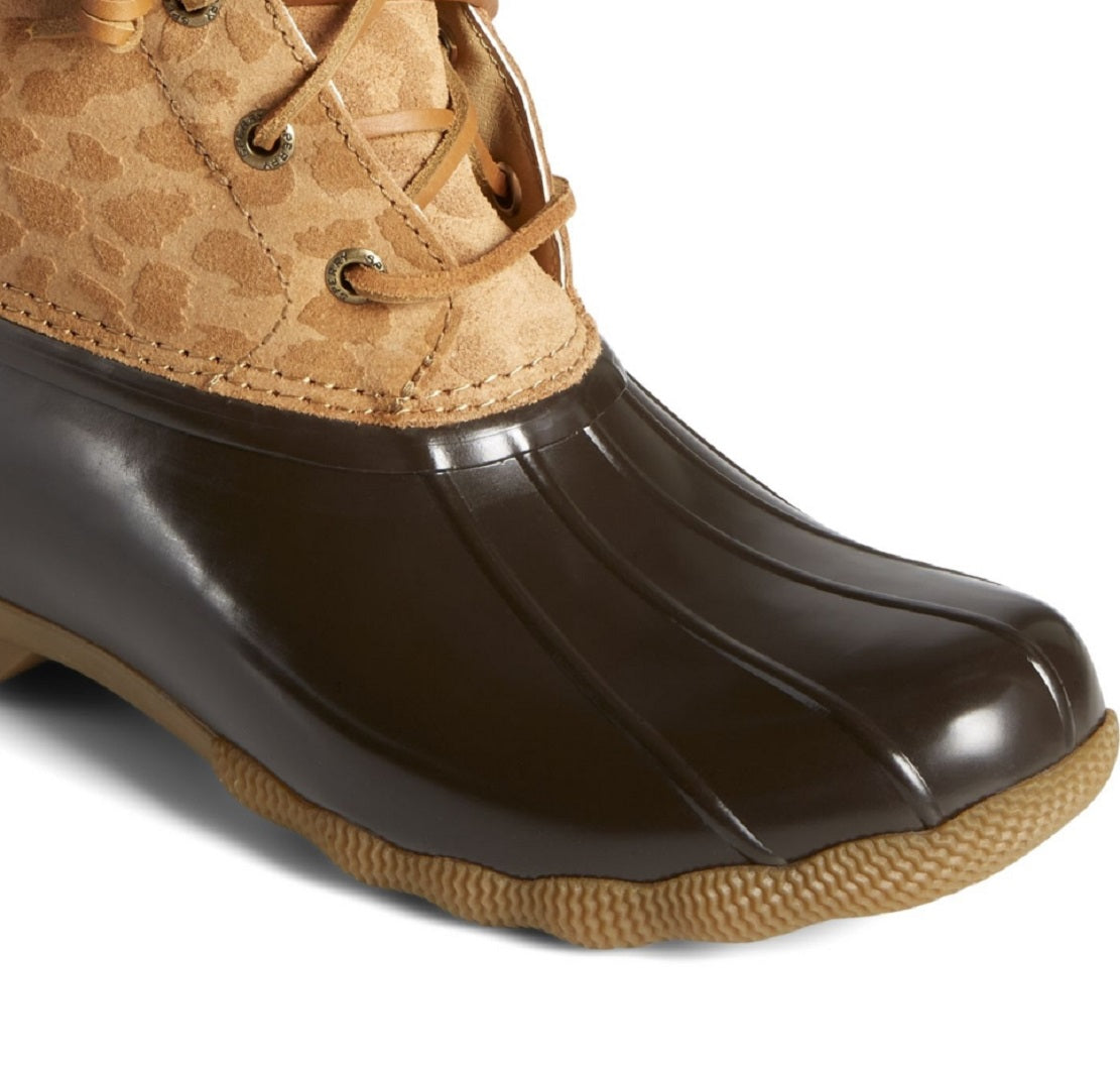 Botas Sperry Saltwater Duck Femininas Marrom Tamanho 7,5 M