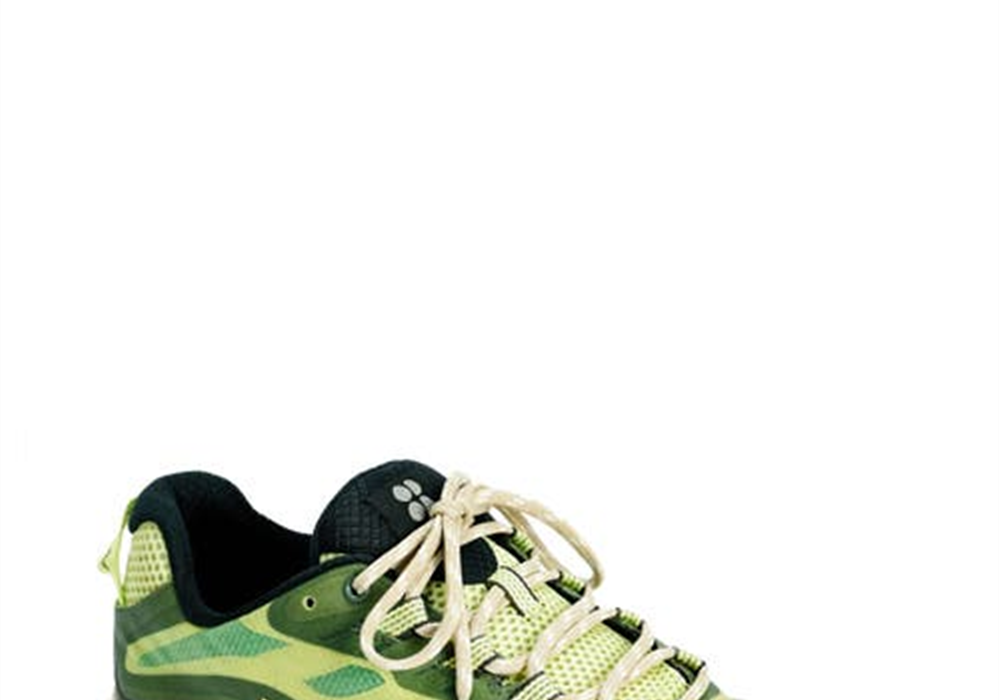 Tênis de caminhada Merrell x Sweaty Betty Moab Speed ​​Gore-Tex em X SB Laurel/Lima, tamanho 8,5