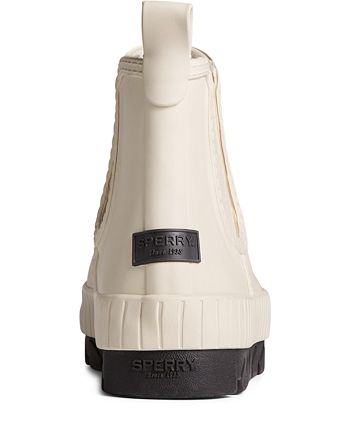 Bota de chuva Chelsea Torrent feminina Sperry, branca, tamanho 7,5 M