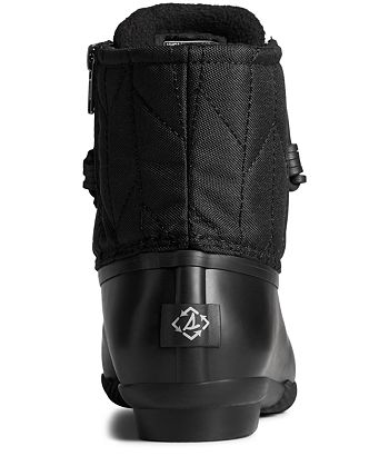 Botas Sperry Saltwater Seacycled Femininas Pretas Tamanho 8,5 M