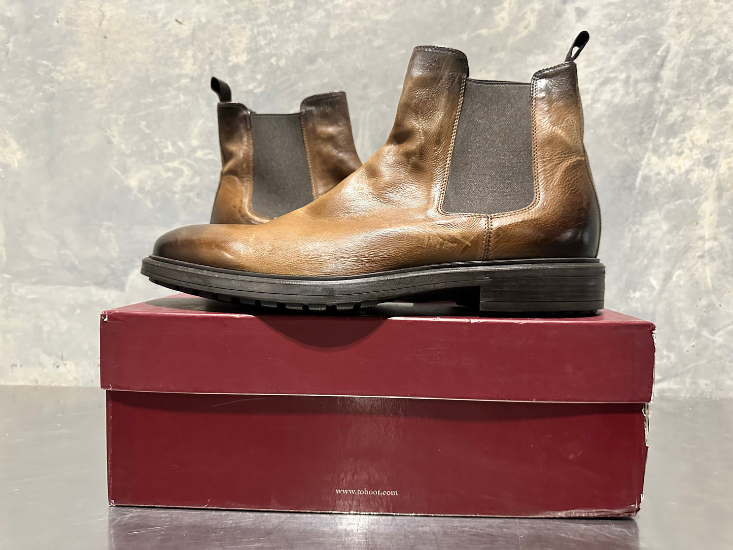 Bota Chelsea Julius Masculina To Boot New York em Todi Brandy na Nordstrom Marrom Tamanho 12