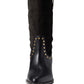Bota Coach Pheobe de couro feminina preta tamanho 8,5M