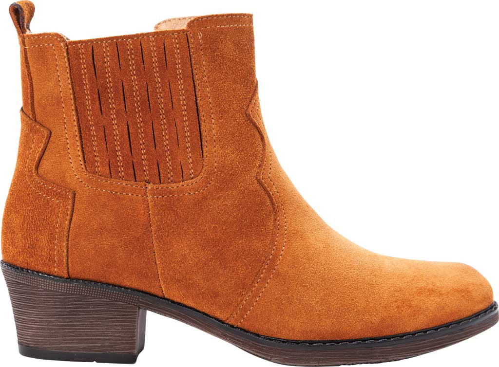 Botas femininas Propet Reese, marrom, tamanho 8