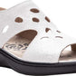 Sandálias femininas Propet Gabbie Open Toe Cinza Tamanho 9