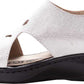 Sandálias femininas Propet Gabbie Open Toe Cinza Tamanho 9