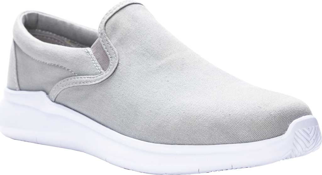 Tênis feminino Propet Finch Slip On, cinza, tamanho 7