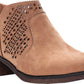 Bota feminina Propet Remy de couro marrom, tamanho 6