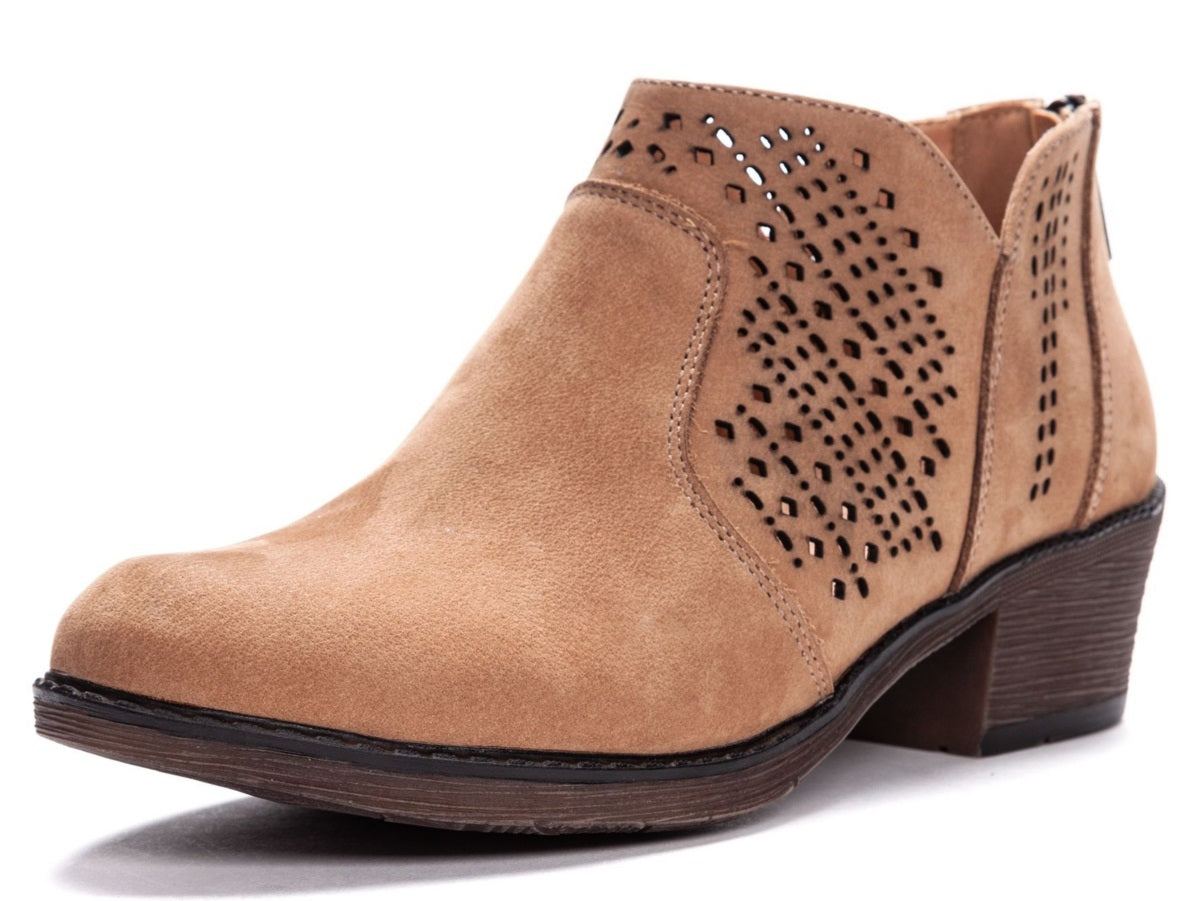 Bota feminina Propét Remy marrom tamanho 9WW