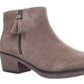 Botas femininas Propet Rebel Ankle Boots, marrom, tamanho 7N
