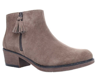 Botas femininas Propet Rebel Ankle Boots, marrom, tamanho 7N