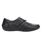 Sapatos casuais femininos Propet Calliope, pretos, tamanho 6,5