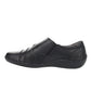 Sapatos casuais femininos Propet Calliope, pretos, tamanho 6,5