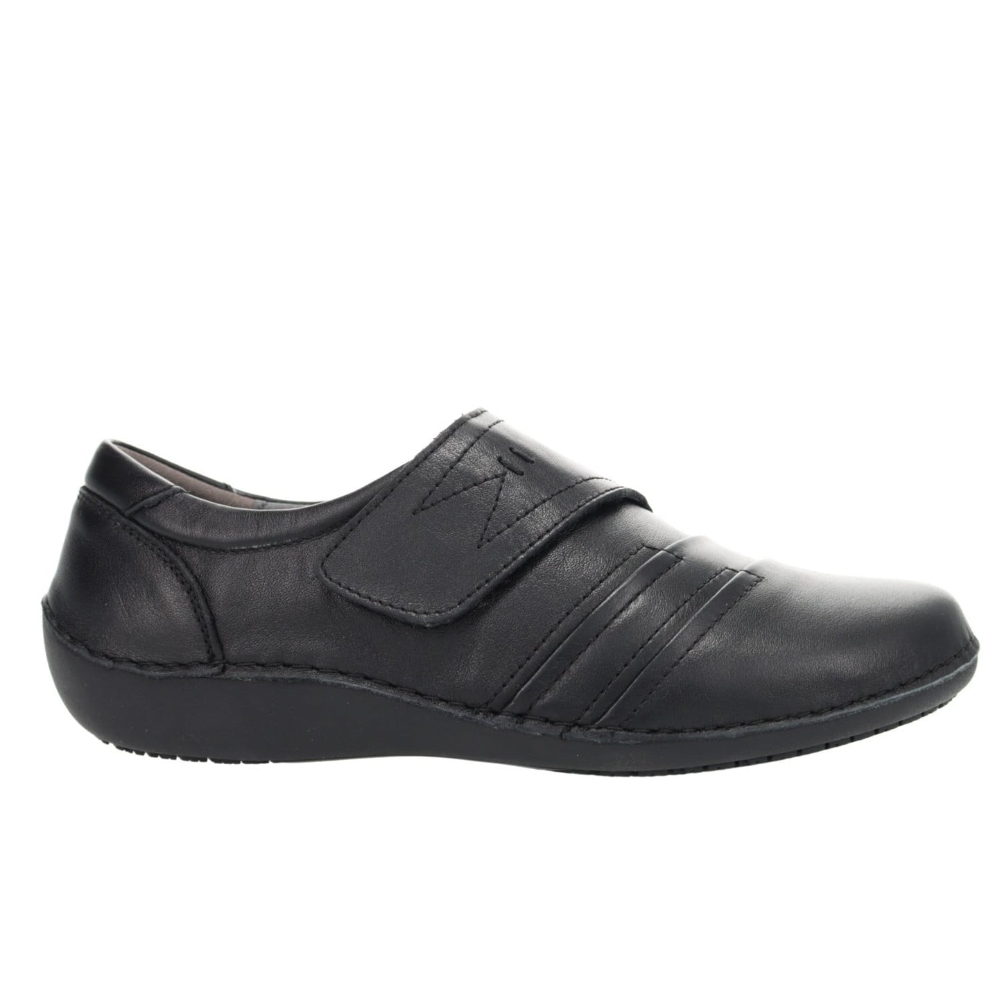 Mocassim casual feminino Calliope da Propet, preto, tamanho 6