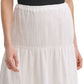 Calvin Klein Saia Midi A Feminina Branca Tamanho Grande