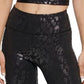 Calvin Klein Shorts de Ciclismo Feminino Performance Estampado Preto Tamanho P