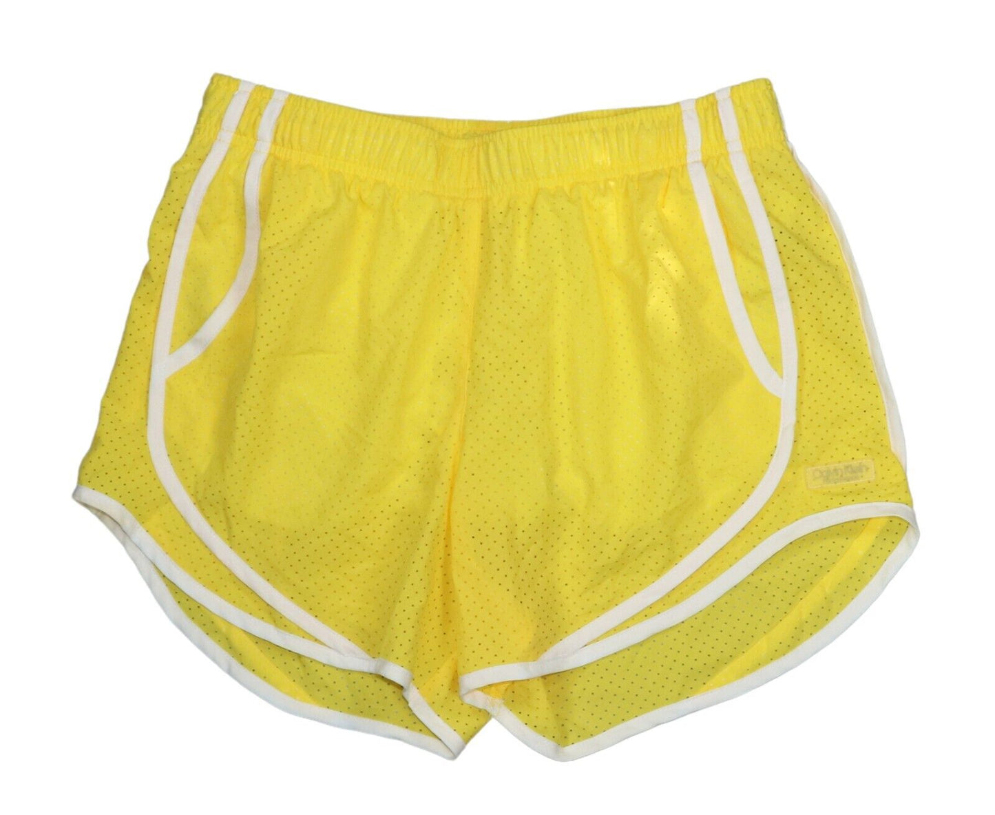 Calvin Klein Shorts Perfurado Feminino Amarelo Tamanho Grande