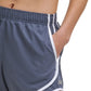 Calvin Klein Shorts Perfurado Feminino Cinza Tamanho Grande