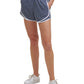 Calvin Klein Shorts Perfurado Feminino Cinza Tamanho Grande