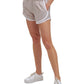 Calvin Klein Shorts Femininos Performance Stretch com Bolsos para Uso Ativo Marrom Tamanho Médio