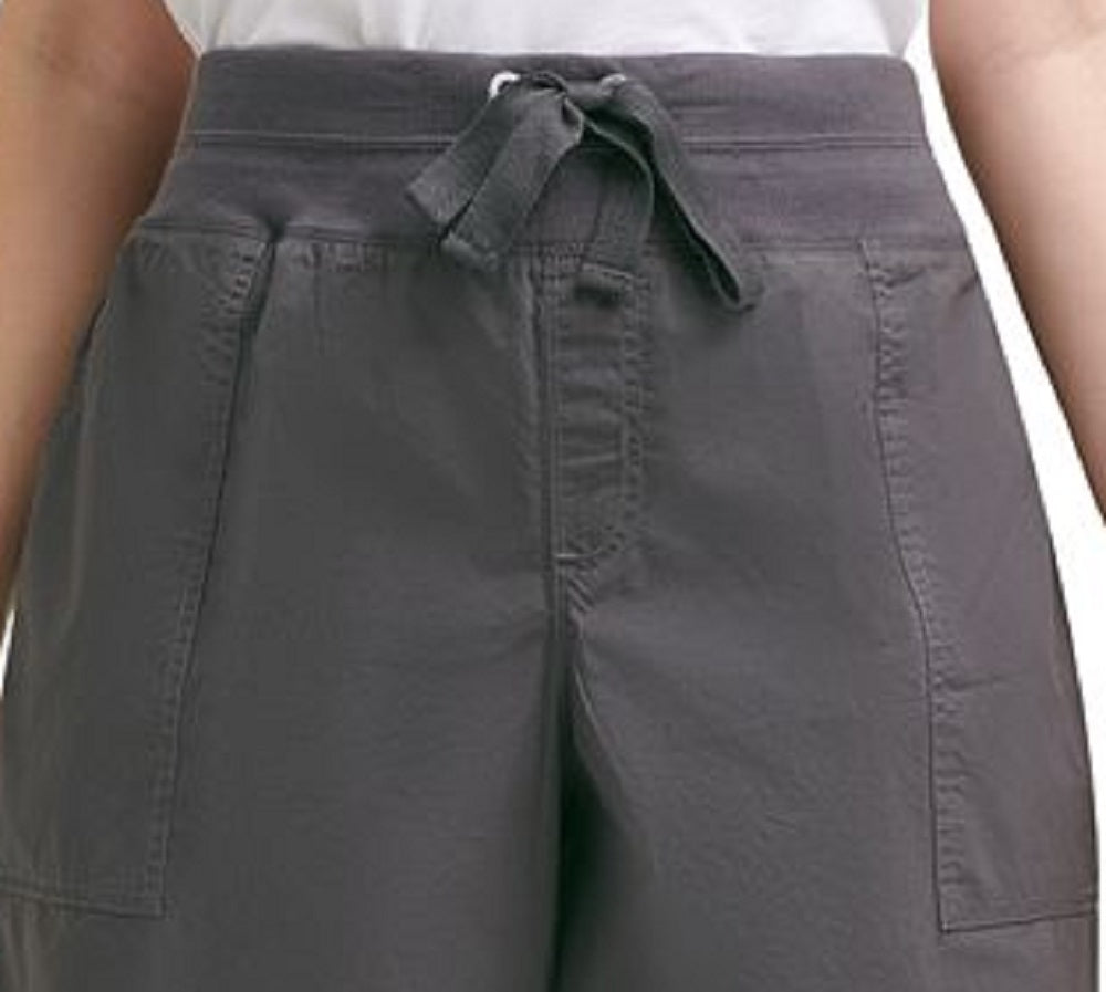 Bermuda conversível Calvin Klein feminina de algodão cinza tamanho 1X