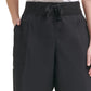 Bermuda conversível Calvin Klein feminina com bolso e gravata, preta, tamanho 3X