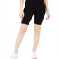 Calvin Klein Shorts Feminino Cintura Alta Canelado Ciclismo Preto Tamanho P