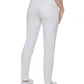 Calça skinny feminina Calvin Klein com bolsos elásticos, branca, tamanho 6
