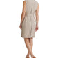 Vestido curto Calvin Klein feminino, marrom, tamanho 14