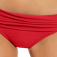 Tommy Hilfiger Biquíni Feminino Dobrável Framboesa Sólida Vermelho Tamanho M