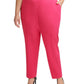 Calça feminina slim Calvin Klein rosa tamanho 22W