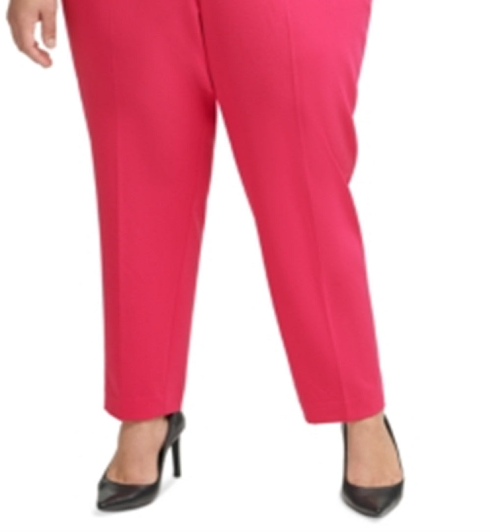 Calça feminina slim Calvin Klein rosa tamanho 22W