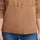 Suéter Calvin Klein Feminino Gola Alta Marrom Tamanho Médio