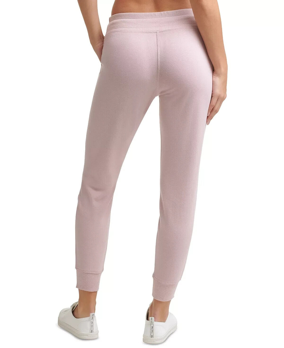 Calça de moletom feminina Calvin Klein Performance com forro de lã, rosa, tamanho grande