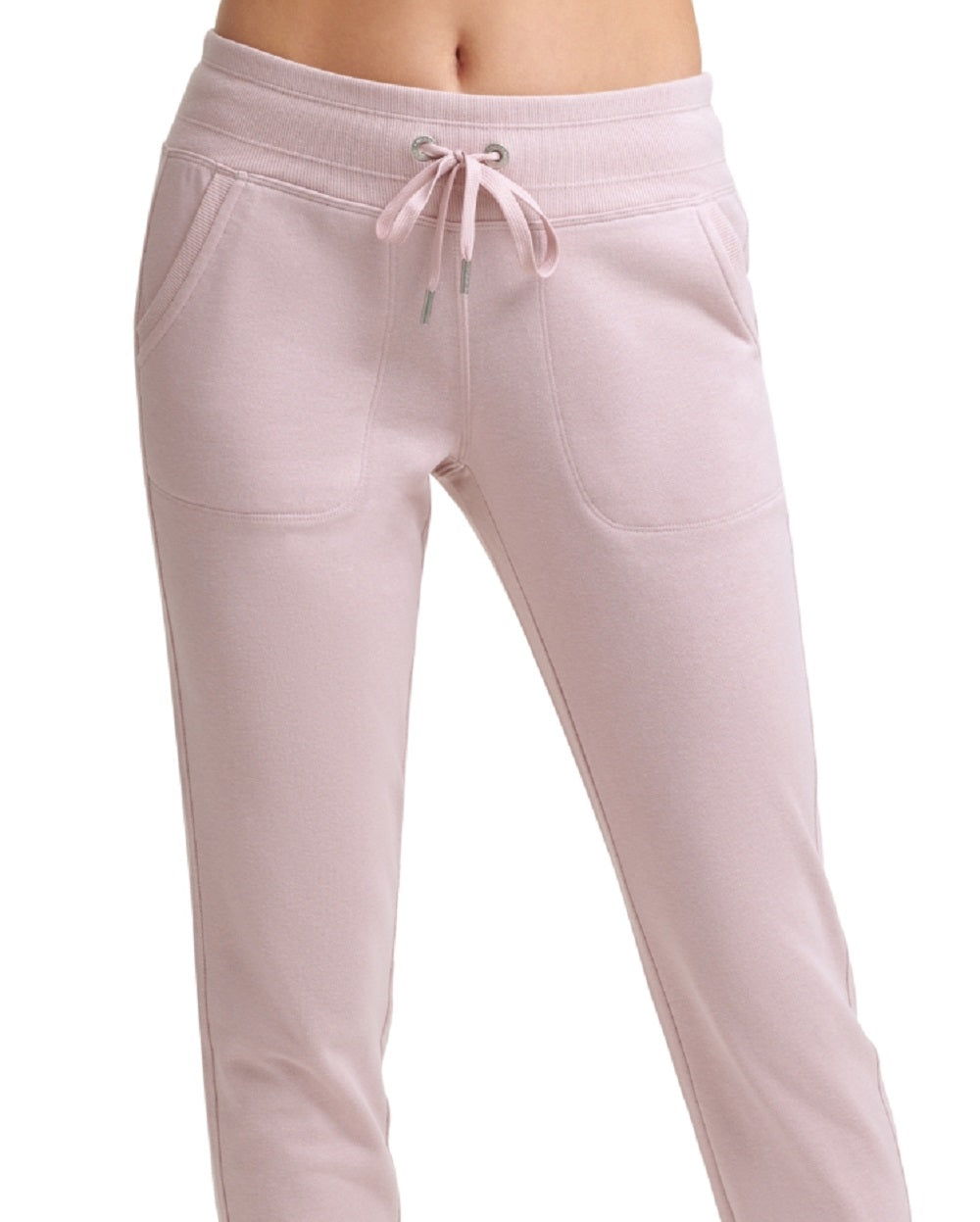 Calça de moletom feminina Calvin Klein com forro de lã, rosa, tamanho médio
