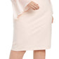 Vestido feminino Calvin Klein Illusion com manga sino, rosa, tamanho 18W