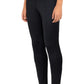 Calça legging feminina Calvin Klein Performance com logo nas costas e cintura alta, preta, tamanho pequeno